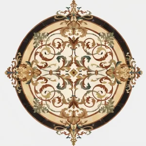 Luxurious Marble Inlay Flooring - Elevate Your Space with Timeless Elegance