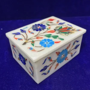 1-19.webp Exquisite Marble Inlay Jewelry Box