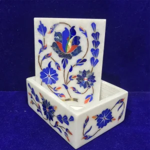 2-19.webp 4X3" Marble Inlay Earrings & Jewelry Box