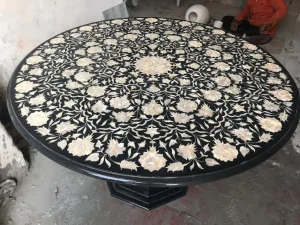 22.webp Mother Of Peral Inlay | Mother Of Pearl Dining Table Top