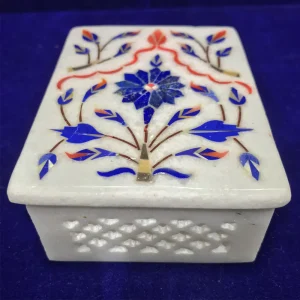 3-17.webp Tree Of Design Pattern Marble Inlay Jewelry Box