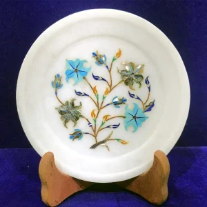 Marble Inlay Plate – A Stunning Work of Art for Your Home