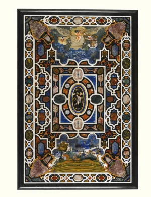 5-4.webp Italian Design Pietra Dura Marble Inlay Dining Table