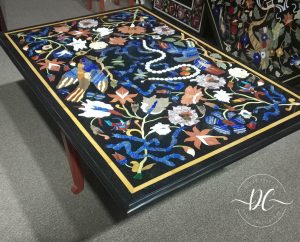 TTR-16-24X36.jpg Rectangle Marble Inlay Coffee Table | Sofa Table