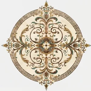 Marble Inlay Flooring – Timeless Elegance for Your Home