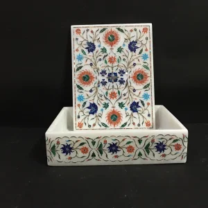 master-piece-marble-inlay-jewelry-box-1.webp Exclusive Piece Inlay Marble Jewelry Box Having A Semi-Precious Stones & Intricate design